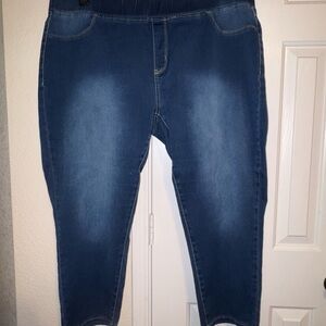 Avenue Dark Blue Women's Skinny Jeans